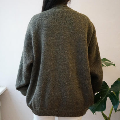 Vintage mohair alpaca Cardigan size L