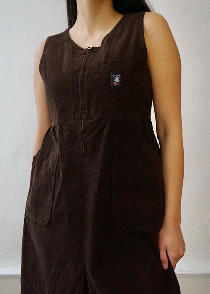 Vintage corduroy dress Size S-M