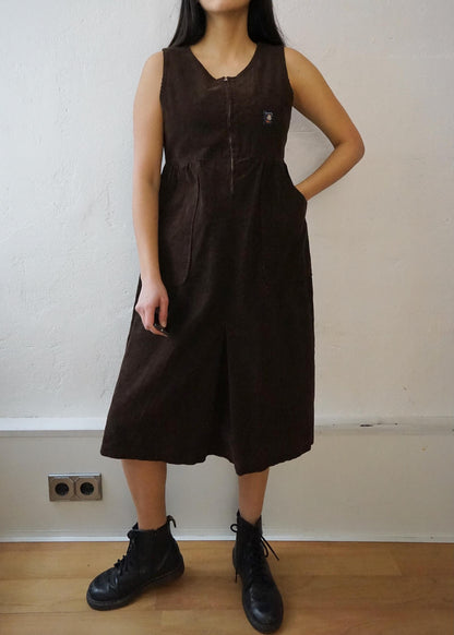Vintage corduroy dress Size S-M