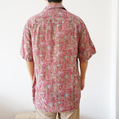 Vintage silk shirt size L