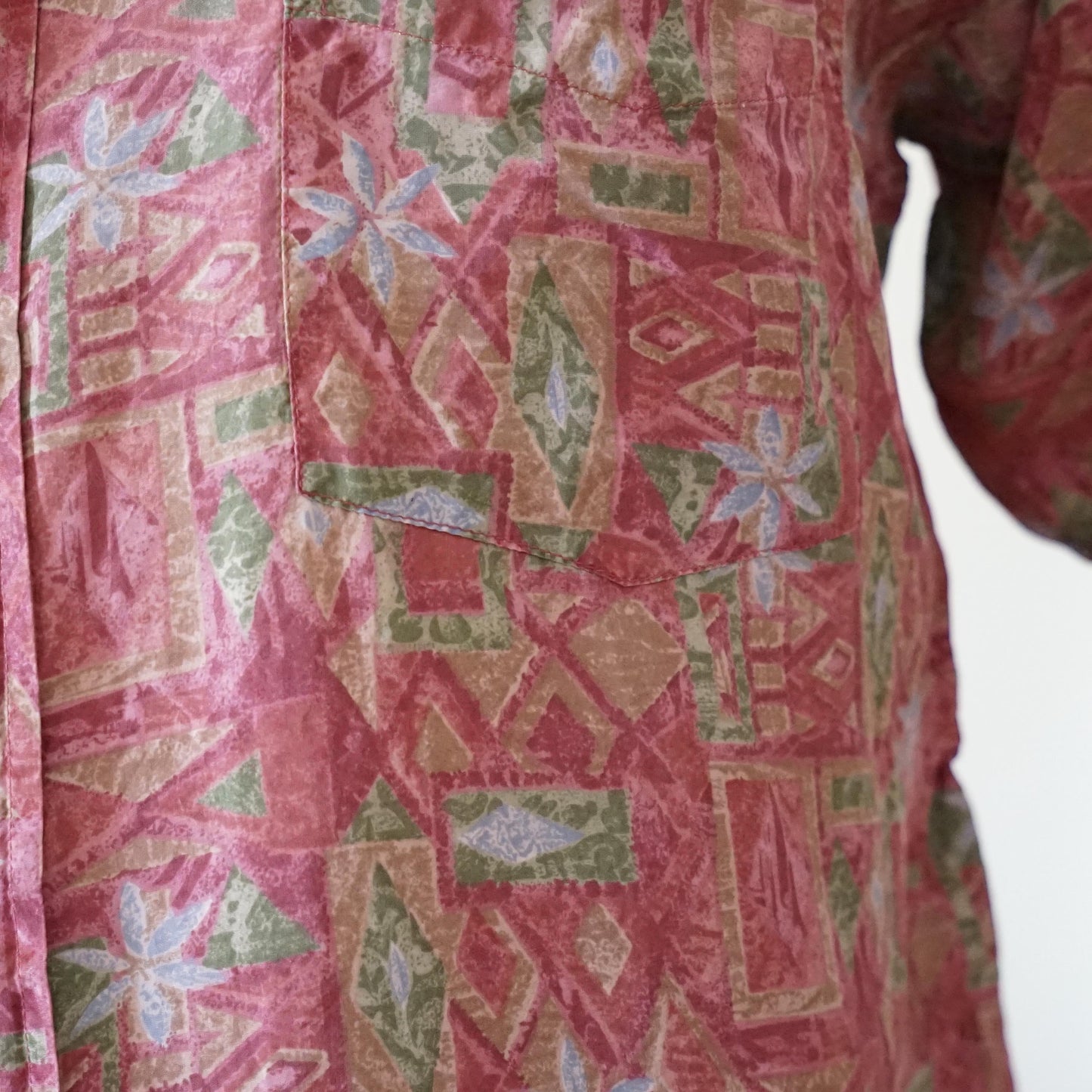 Vintage silk shirt size L