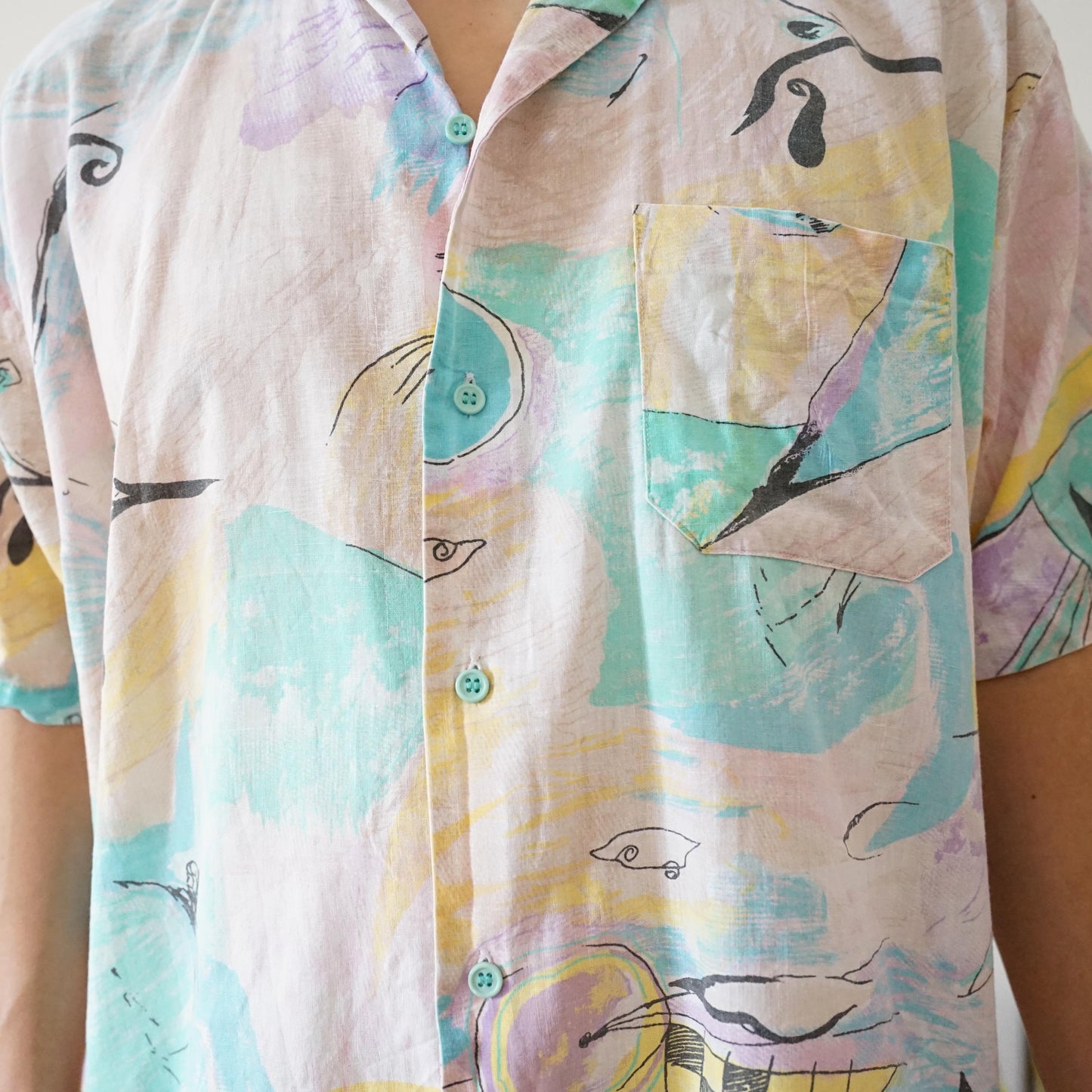Vintage cotton shirt size L