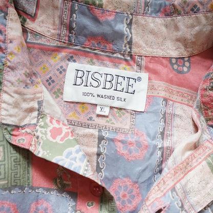 Vintage silk shirt size XL
