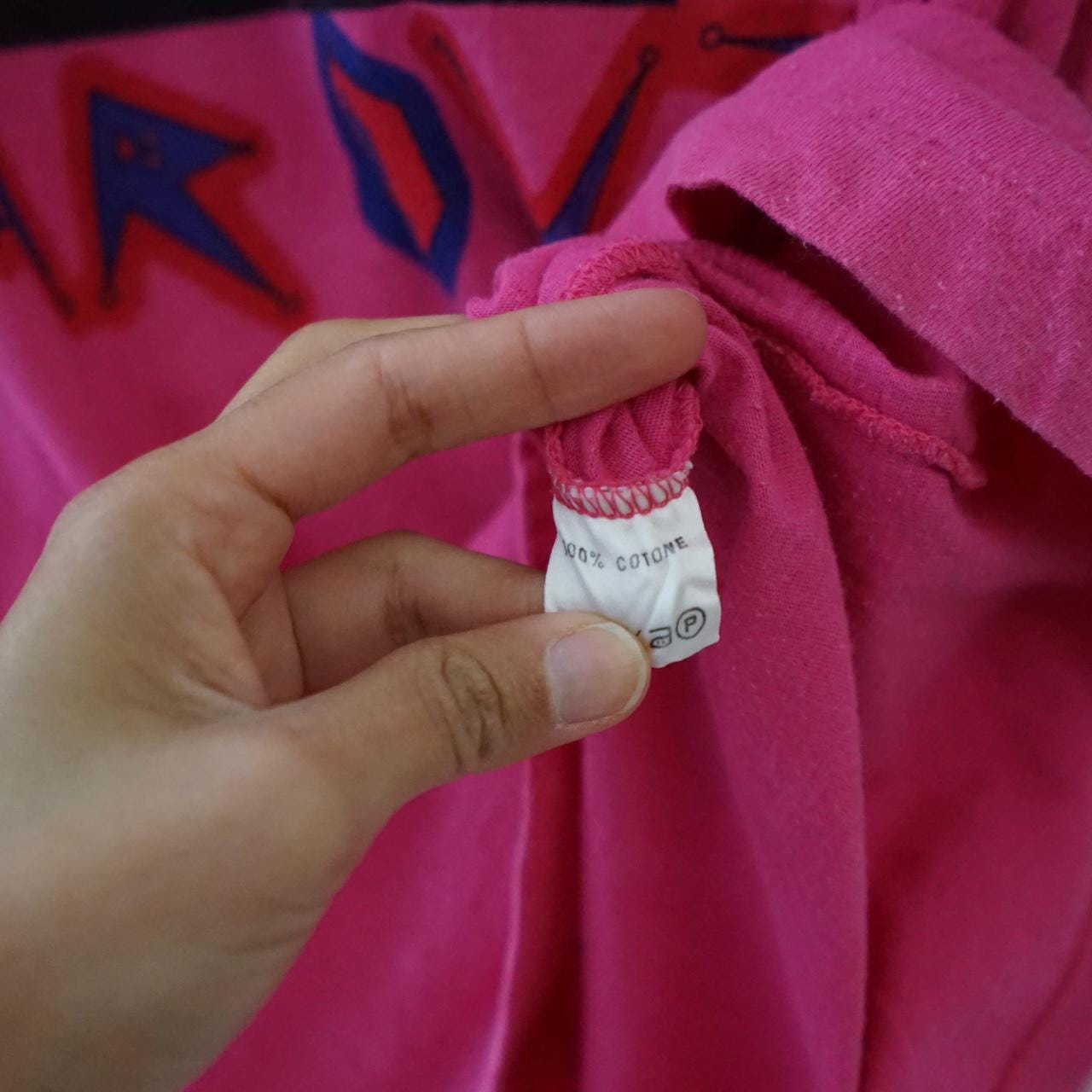 Vintage La Palma T-Shirt Size S pink shirt
