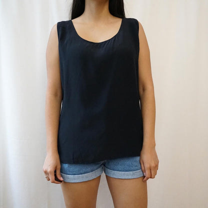 Vintage silk Blouse size M-L