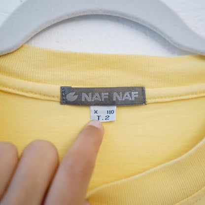 Vintage 90s T-Shirt Size L yellow