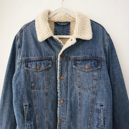 Vintage Teddy Denim jacket Size L