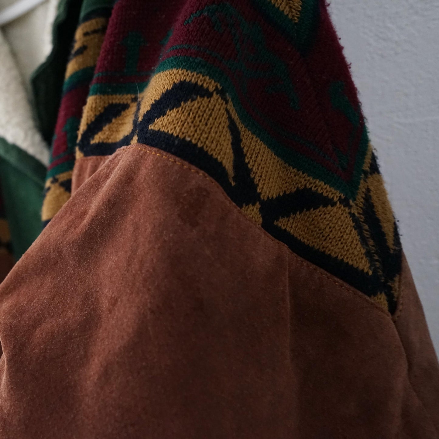 Vintage Teddy Suede Jacket Size L