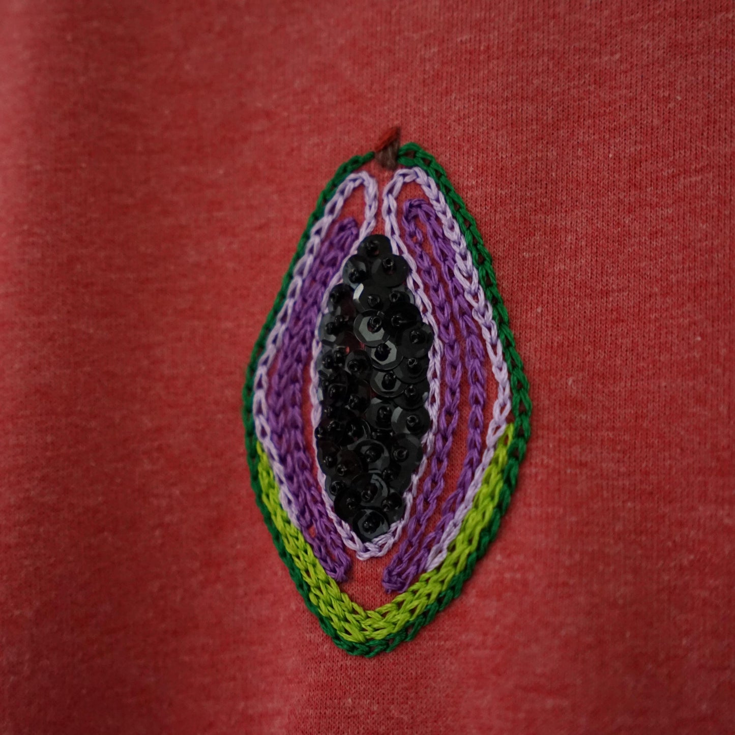 Cotton mix hand embroidered Sweatshirt size XS-S