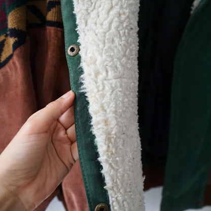 Vintage Teddy Suede Jacket Size L