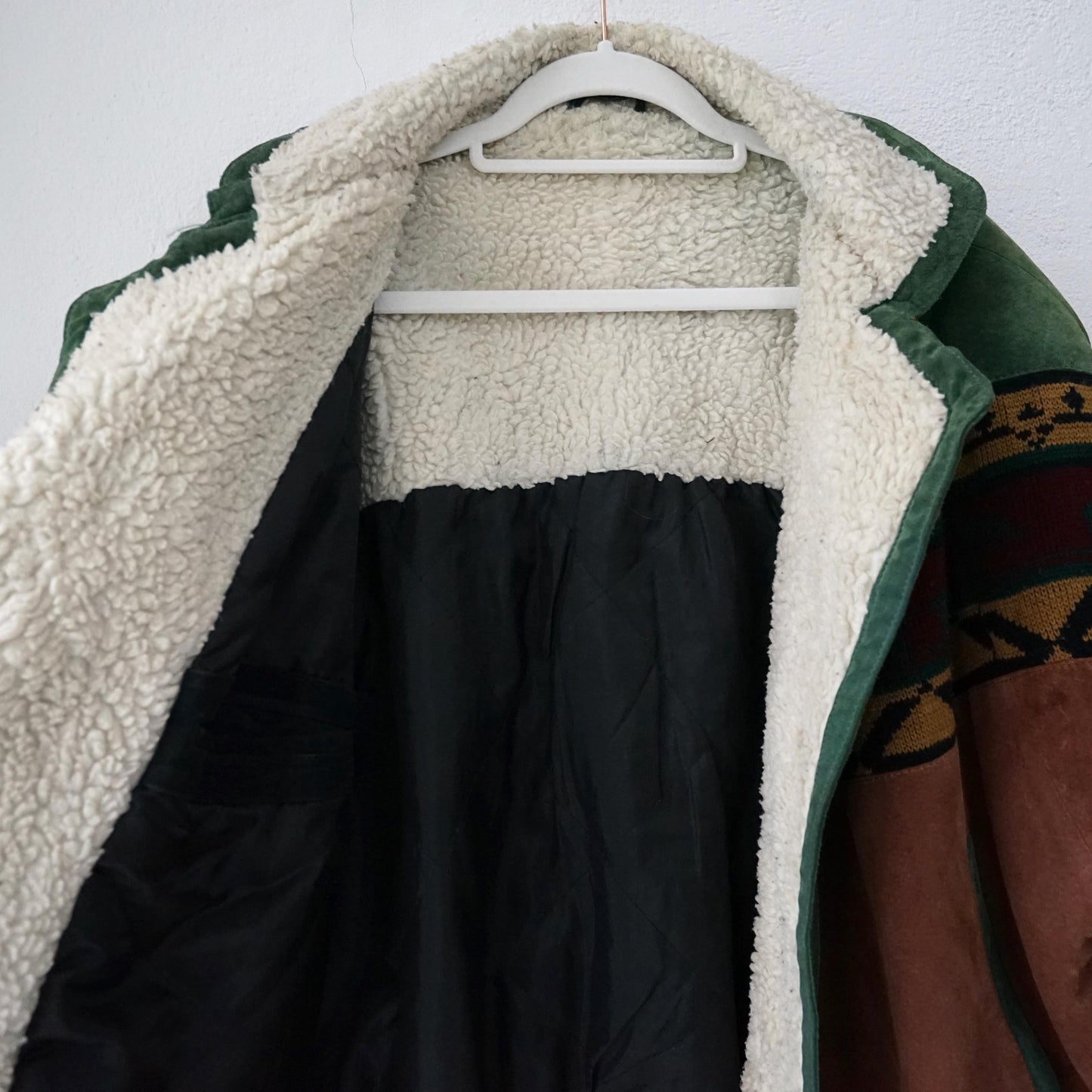 Vintage Teddy Suede Jacket Size L