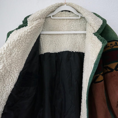 Vintage Teddy Suede Jacket Size L