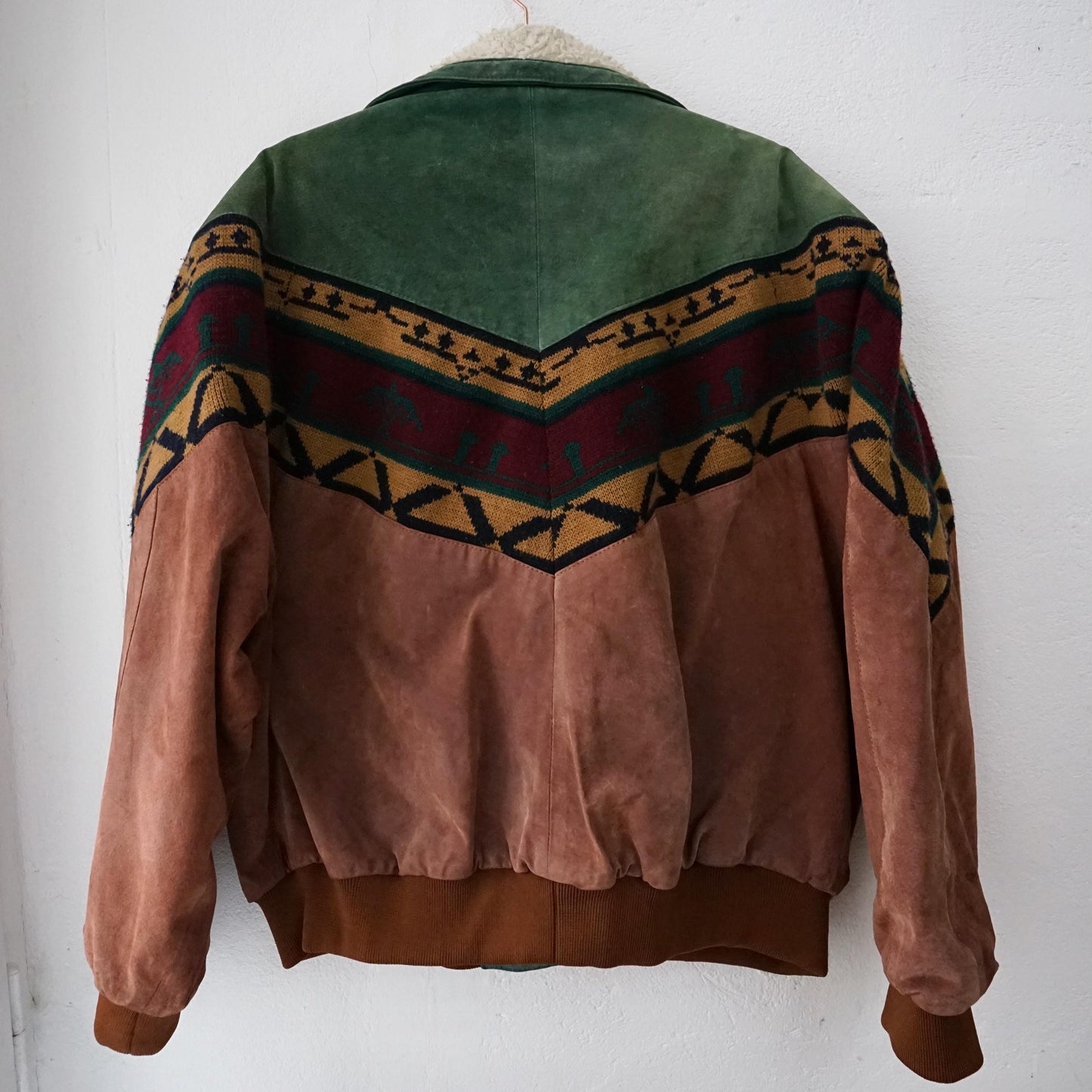 Vintage Teddy Suede Jacket Size L