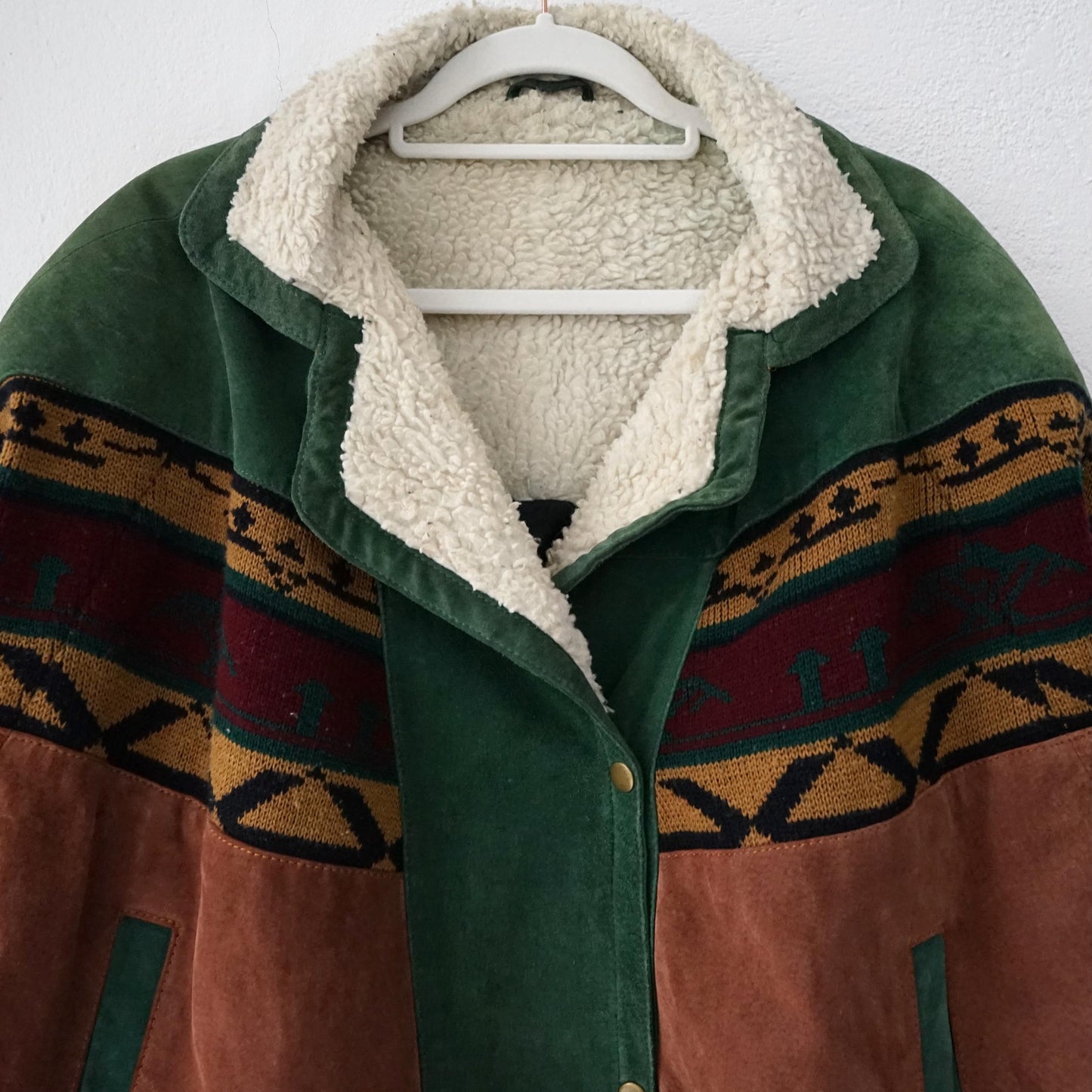 Vintage Teddy Suede Jacket Size L