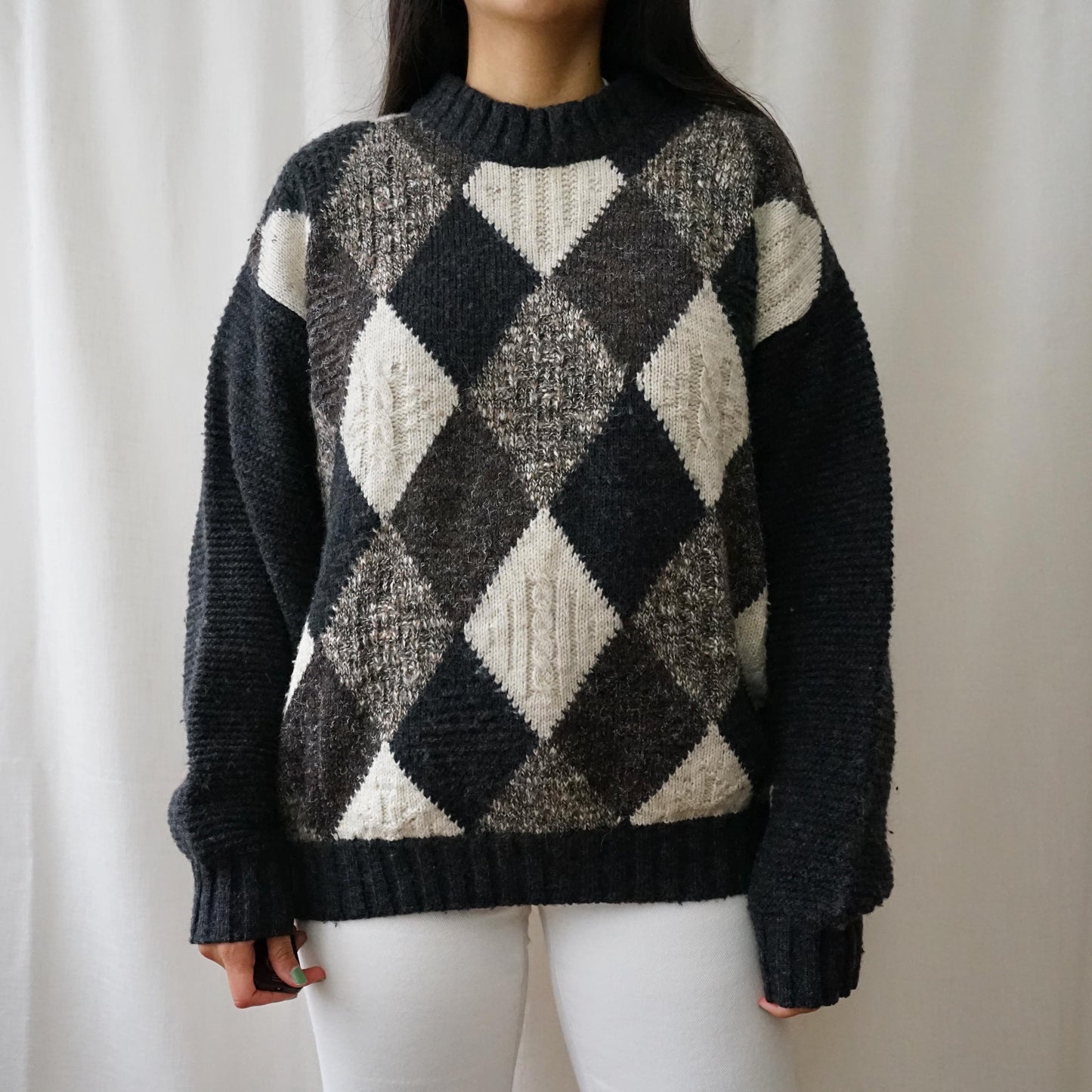 Vintage Gio Ferrari Pullover Size L wool mix