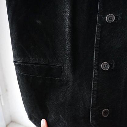 Vintage suede Vest men Size L