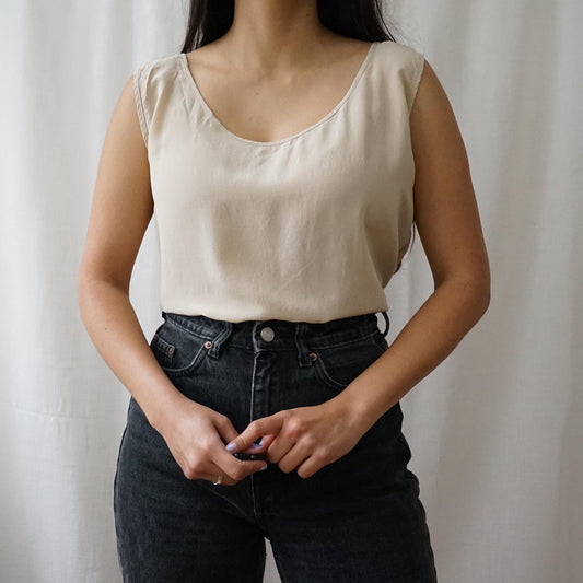 Vintage silk Blouse size S-M