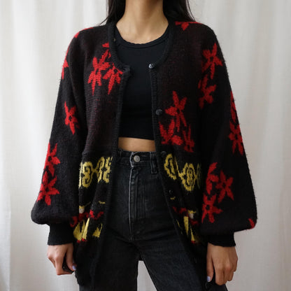 Vintage 90s Cardigan size M-L mohair