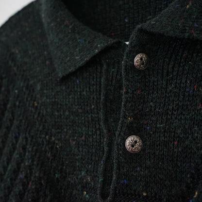Vintage grandpa Pullover men Size L polo