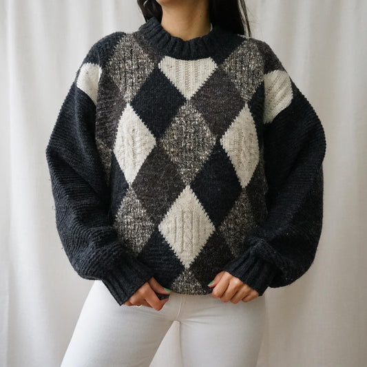 Vintage Gio Ferrari Pullover Size L wool mix