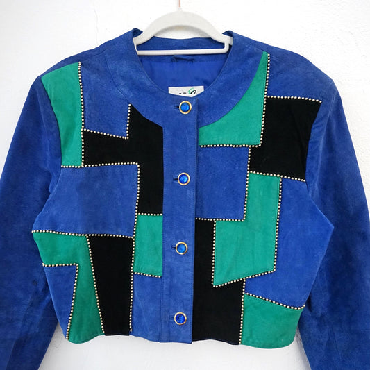 Vintage 80s leather jacket size S