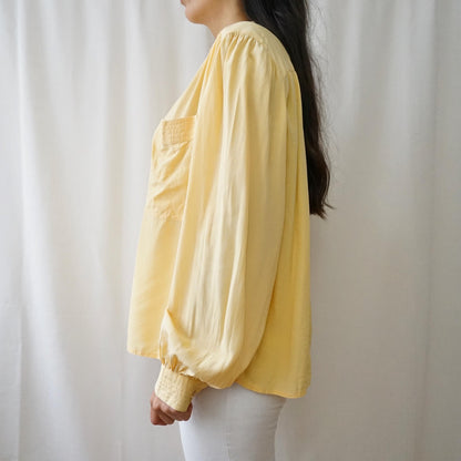 Vintage 90s silk Blouse size L-XL