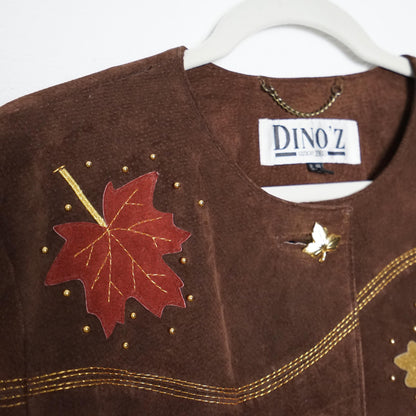 Vintage 80s leather jacket size M-L