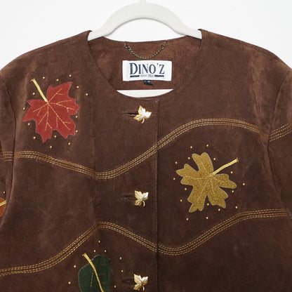 Vintage 80s leather jacket size M-L