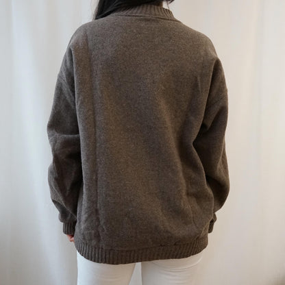 Vintage 90s Pullover Size L embroidered