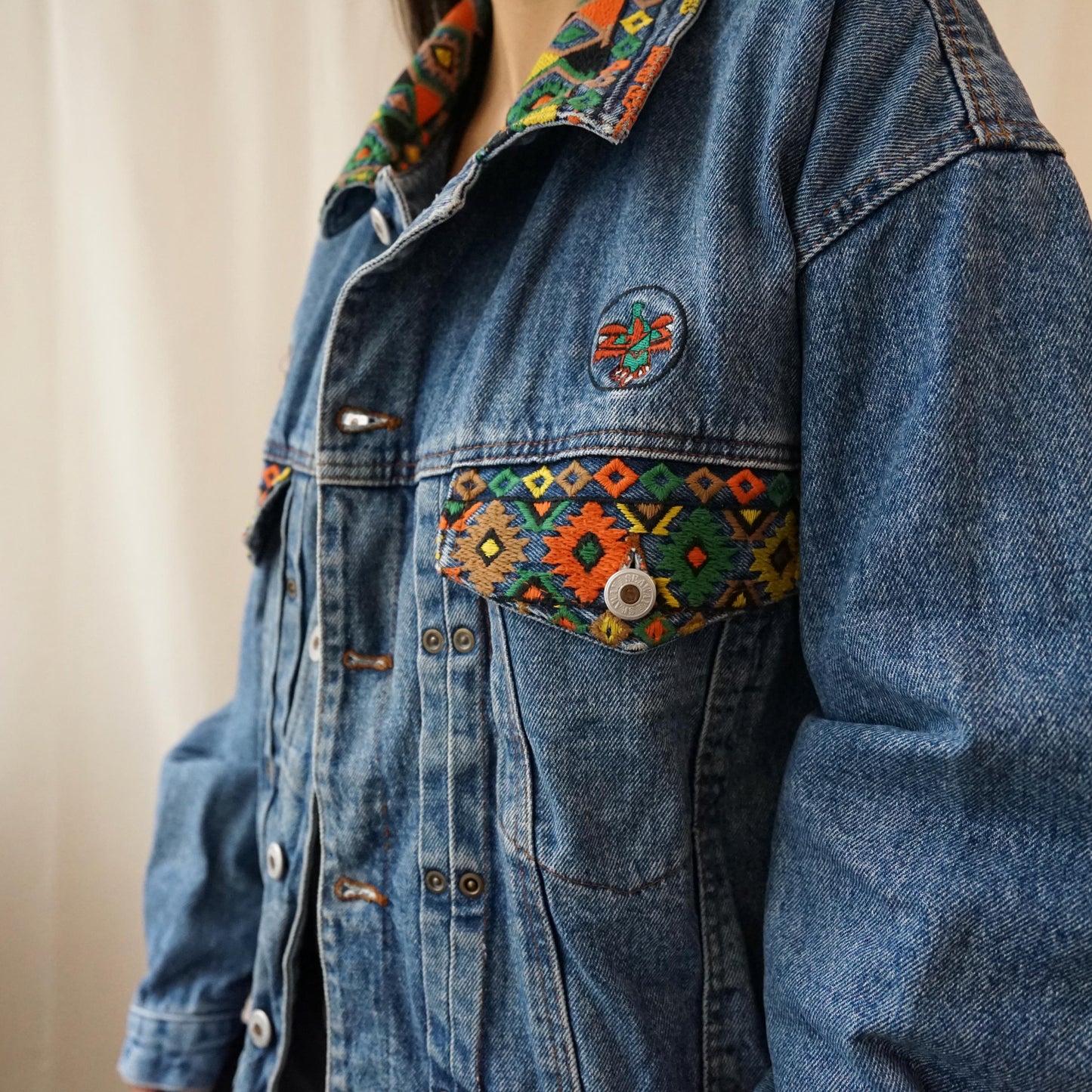 Vintage 90s Denim jacket Size L
