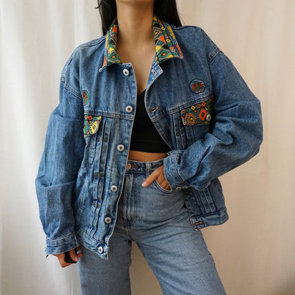 Vintage 90s Denim jacket Size L
