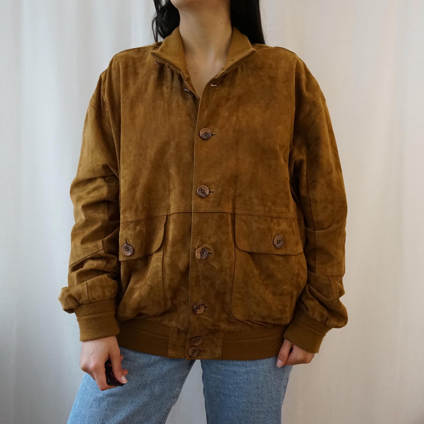 Vintage 70s suede jacket size L