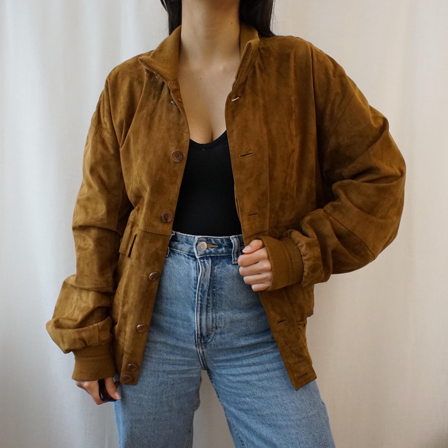 Vintage 70s suede jacket size L