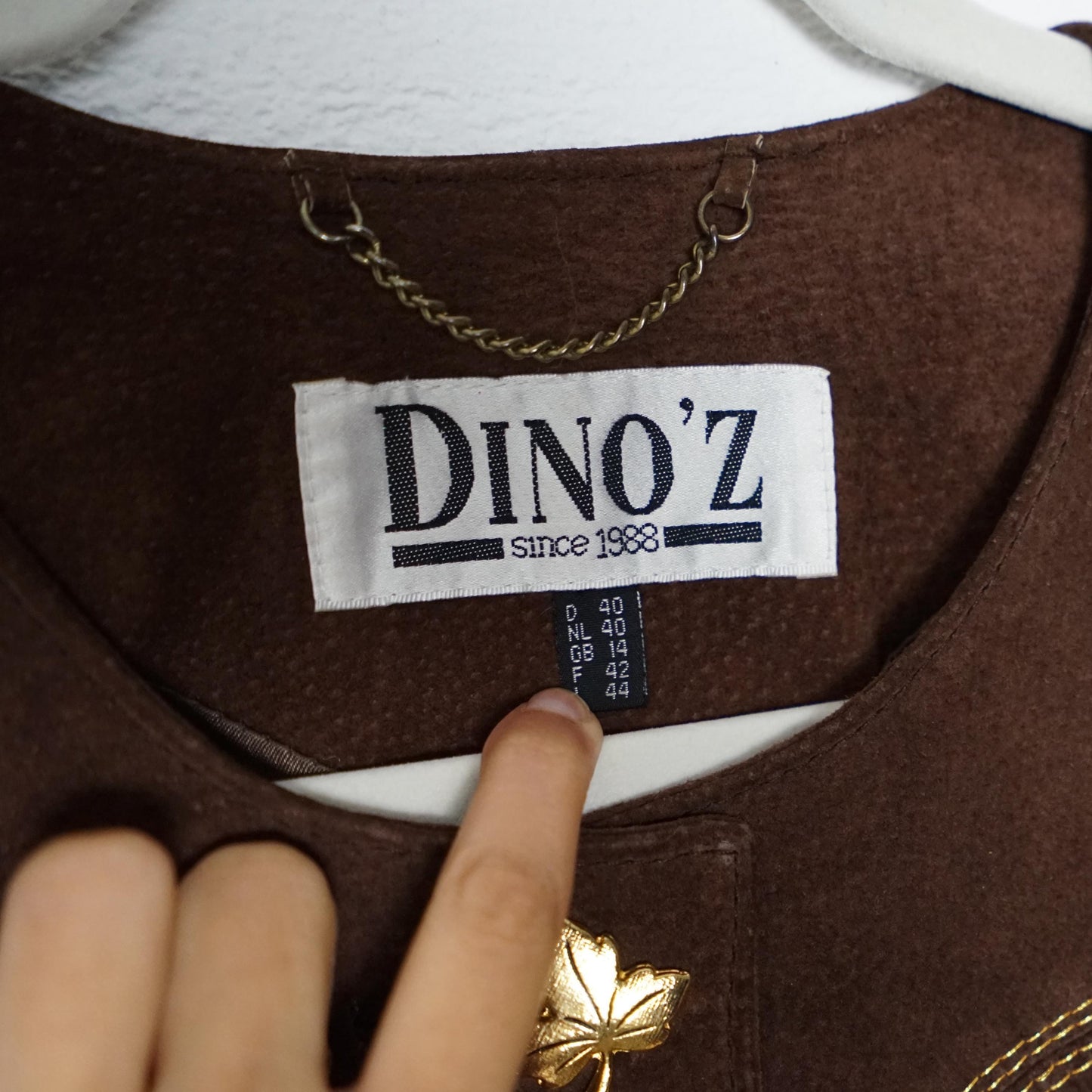 Vintage 80s leather jacket size M-L