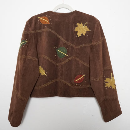 Vintage 80s leather jacket size M-L