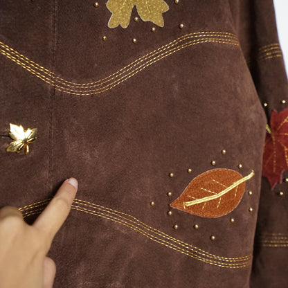 Vintage 80s leather jacket size M-L