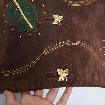 Vintage 80s leather jacket size M-L