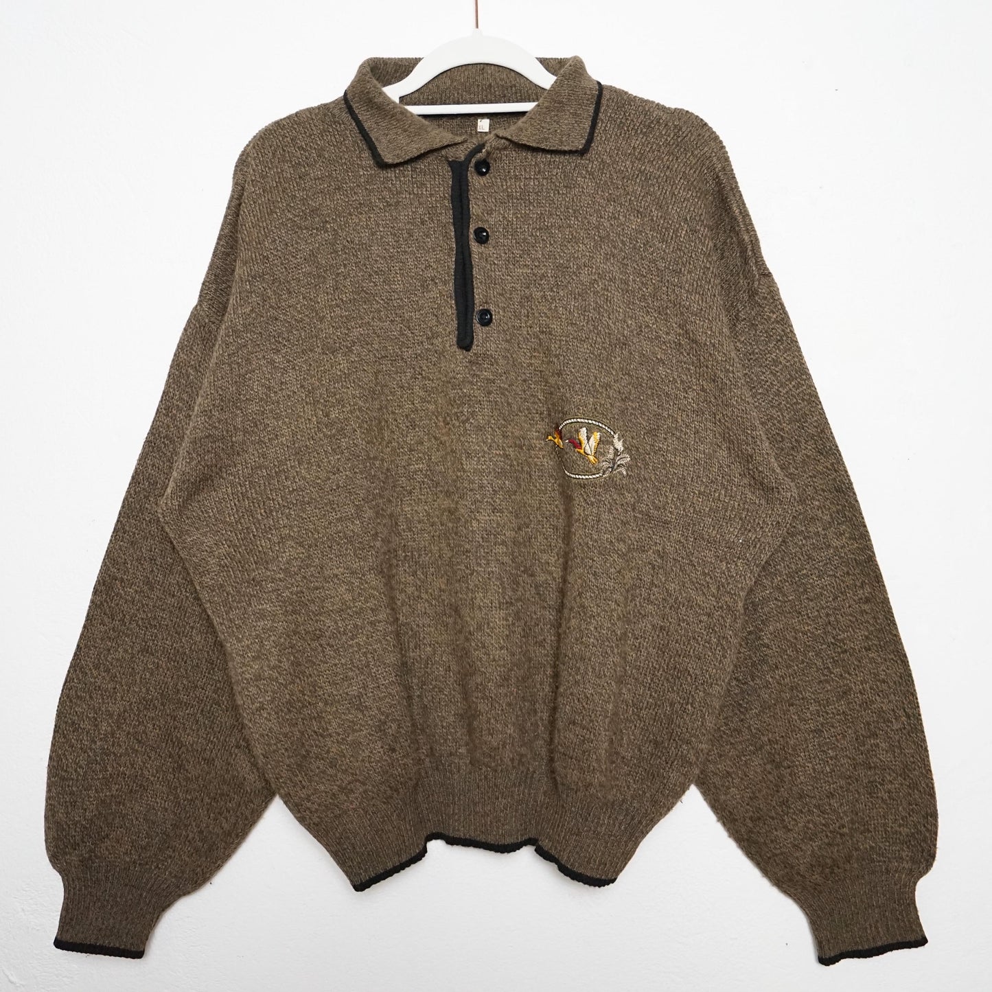 Vintage 90s polo Pullover men Size M