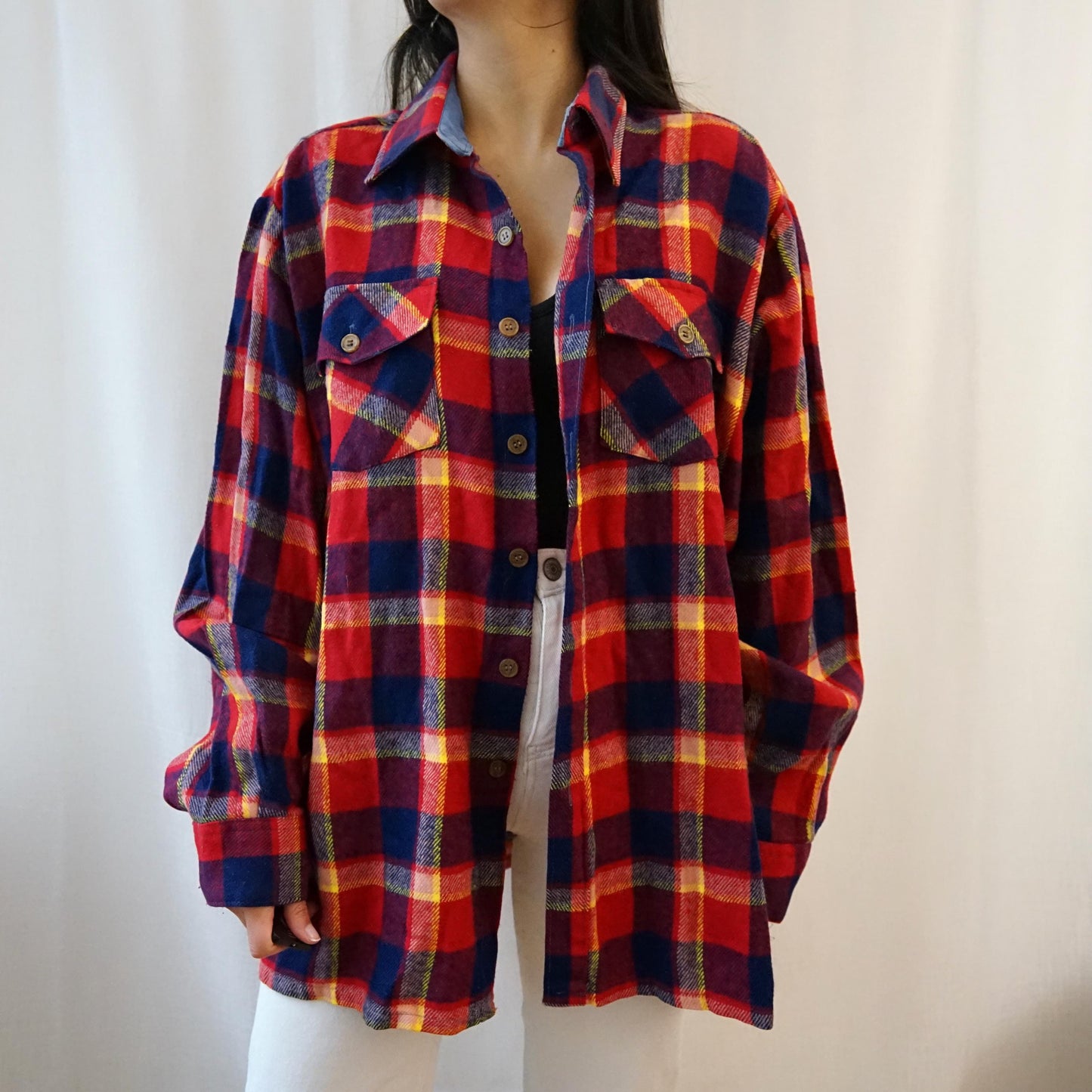 Vintage 90s flannel Shirt Size XL