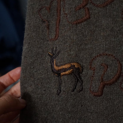 Vintage 90s Pullover Size L embroidered