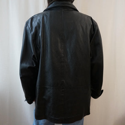 Vintage 80s leather jacket size L