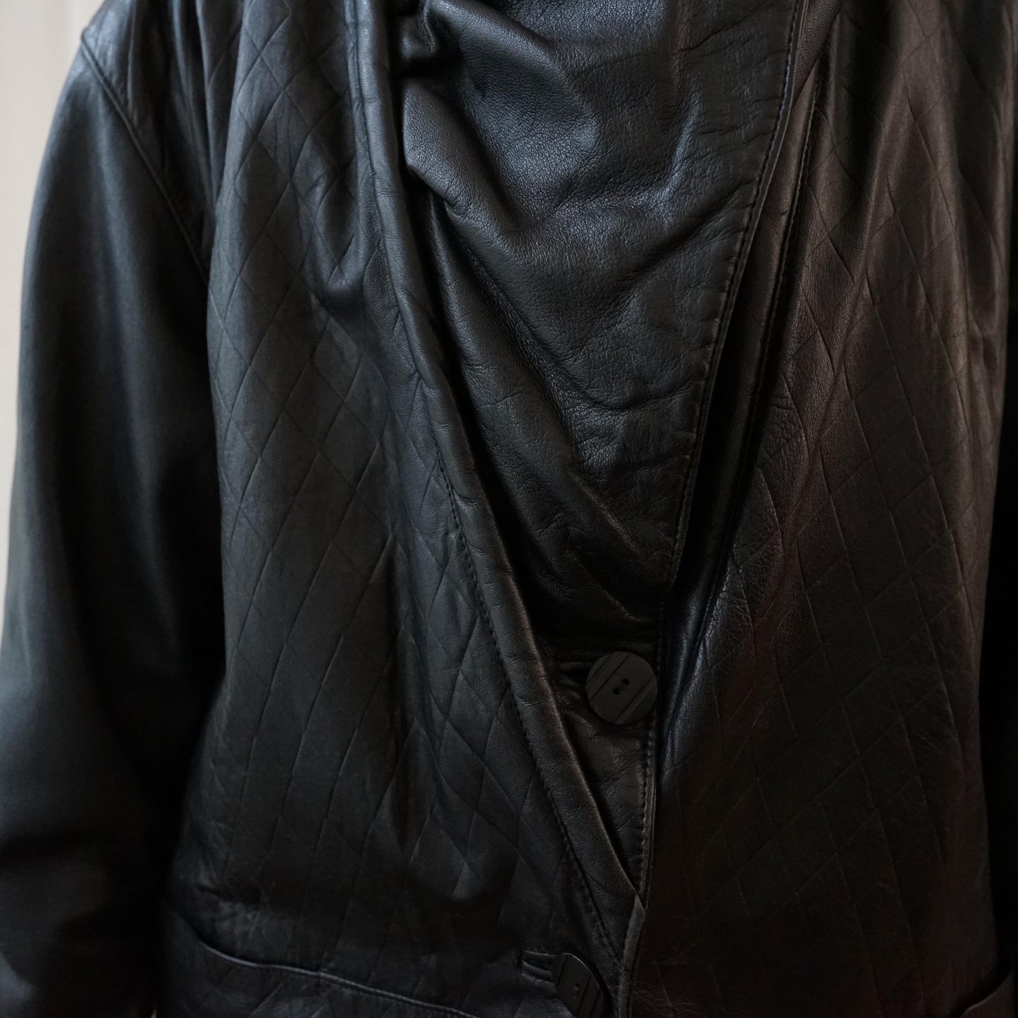 Vintage 80s leather jacket size L