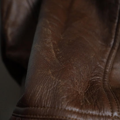 Vintage brown Shearling Coat Size L