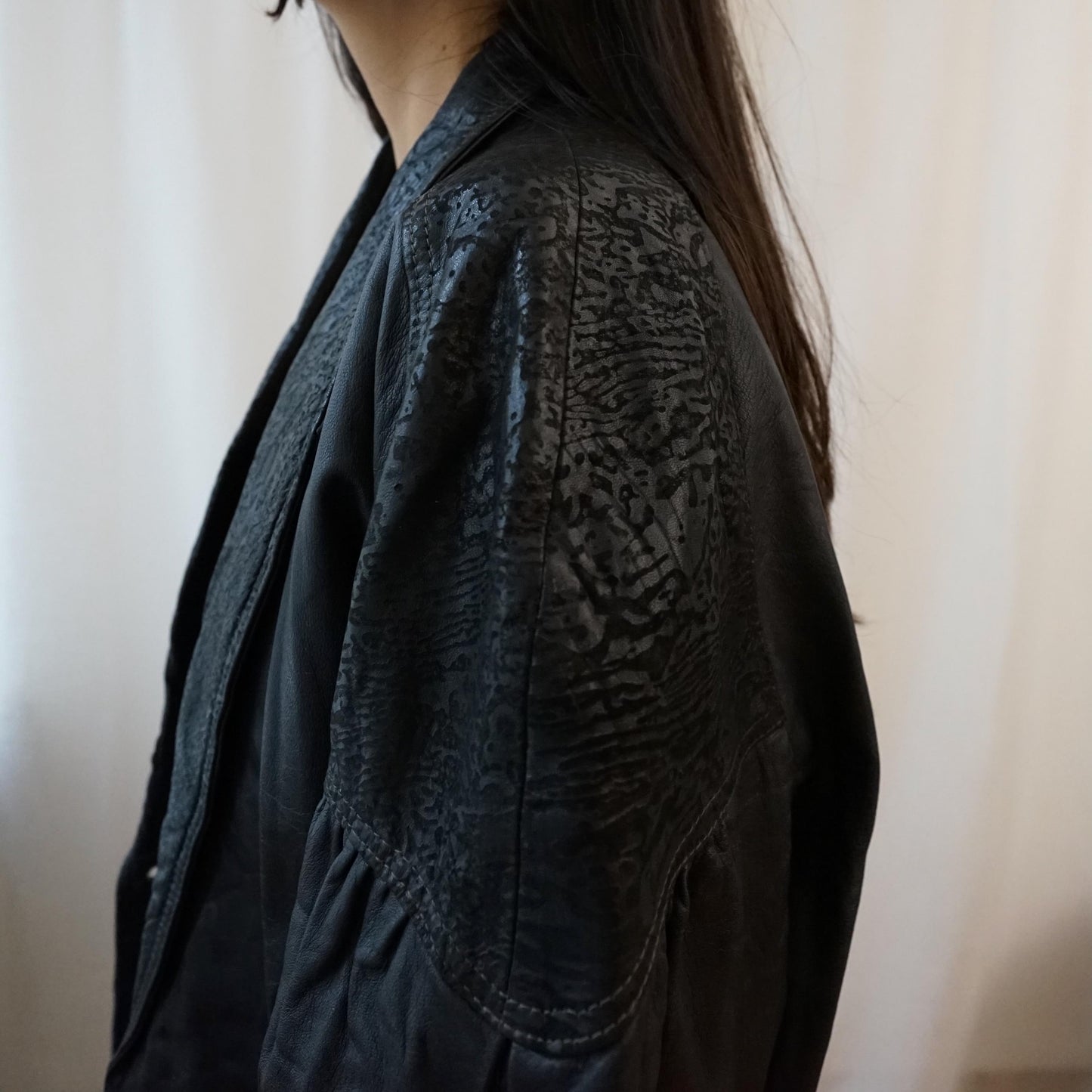 Vintage 80s leather jacket size L