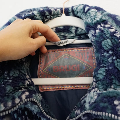 Vintage teddy fleece Jacket size L