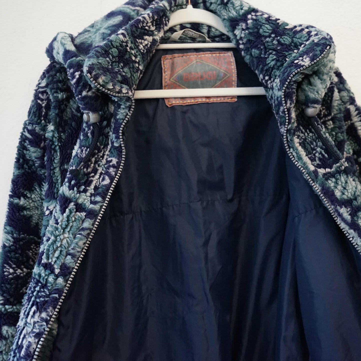 Vintage teddy fleece Jacket size L