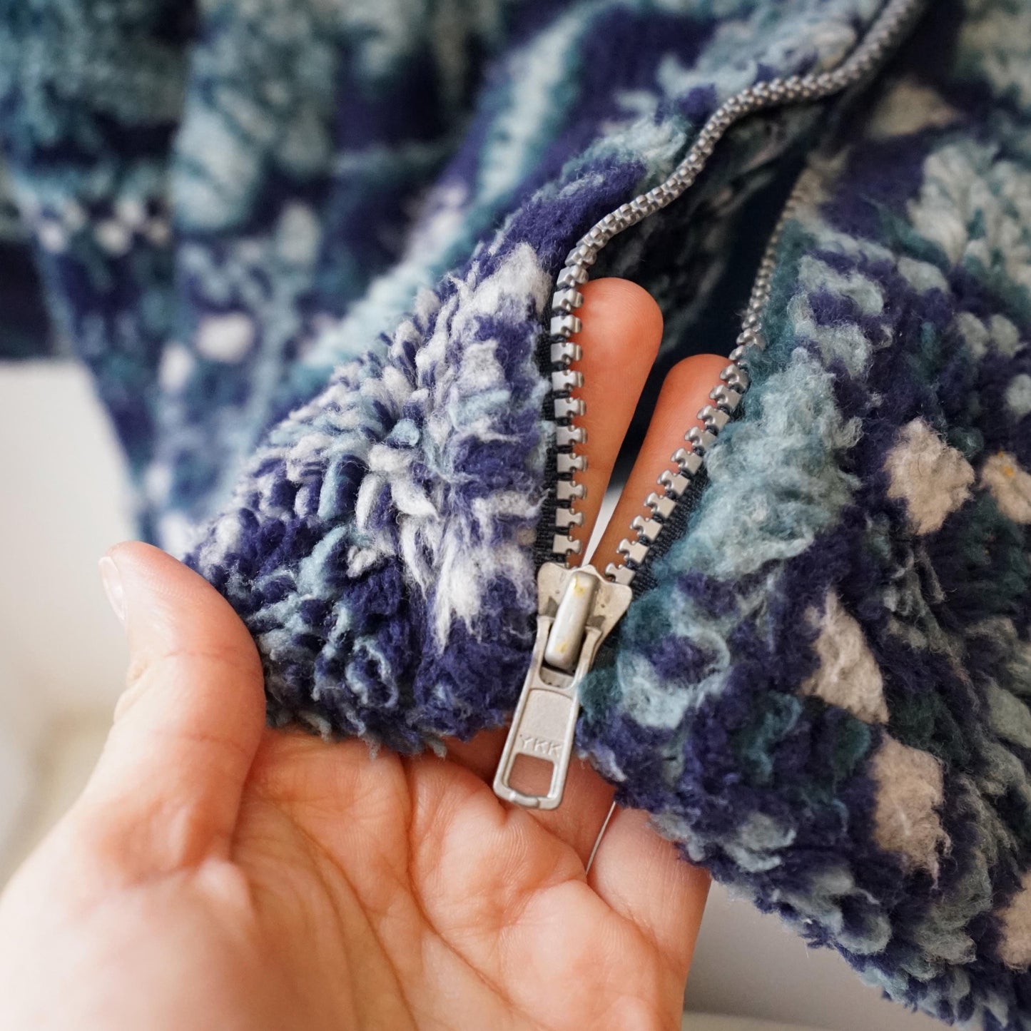 Vintage teddy fleece Jacket size L