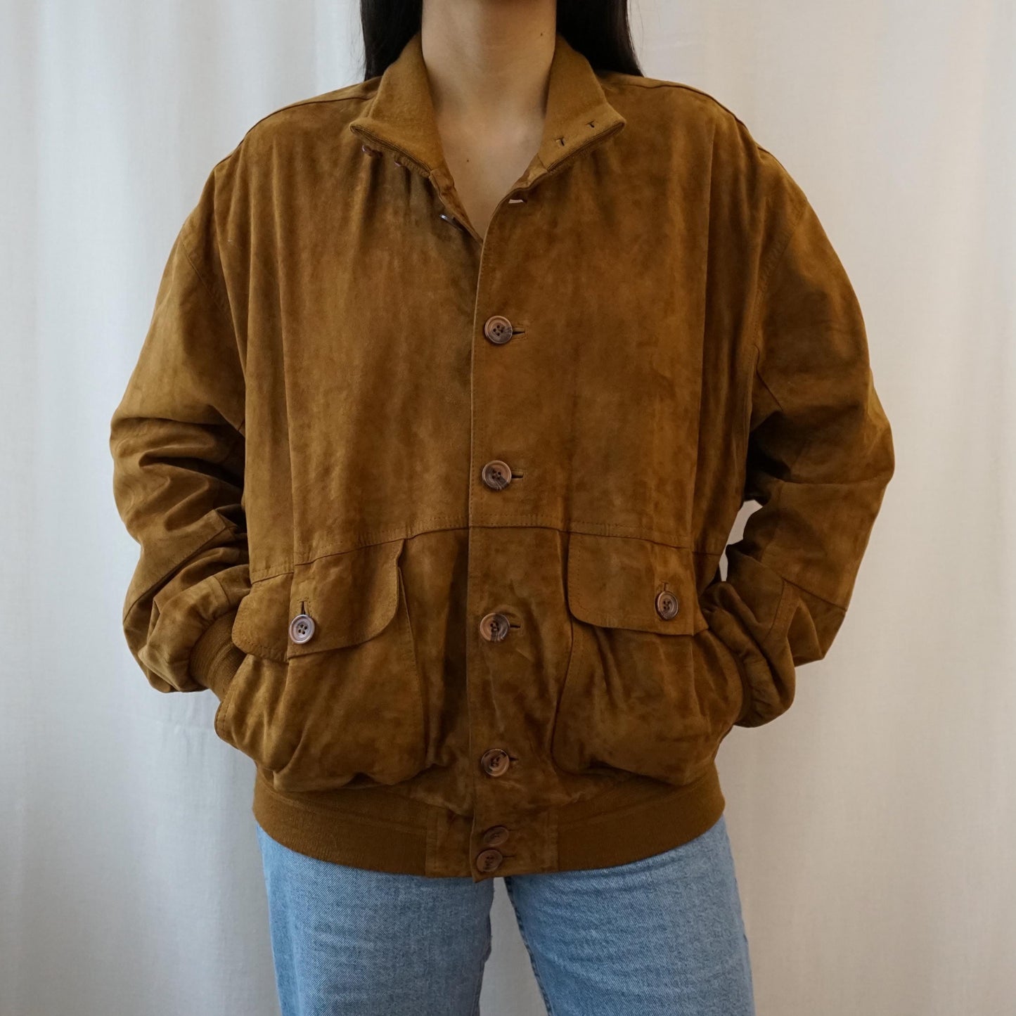 Vintage 70s suede jacket size L