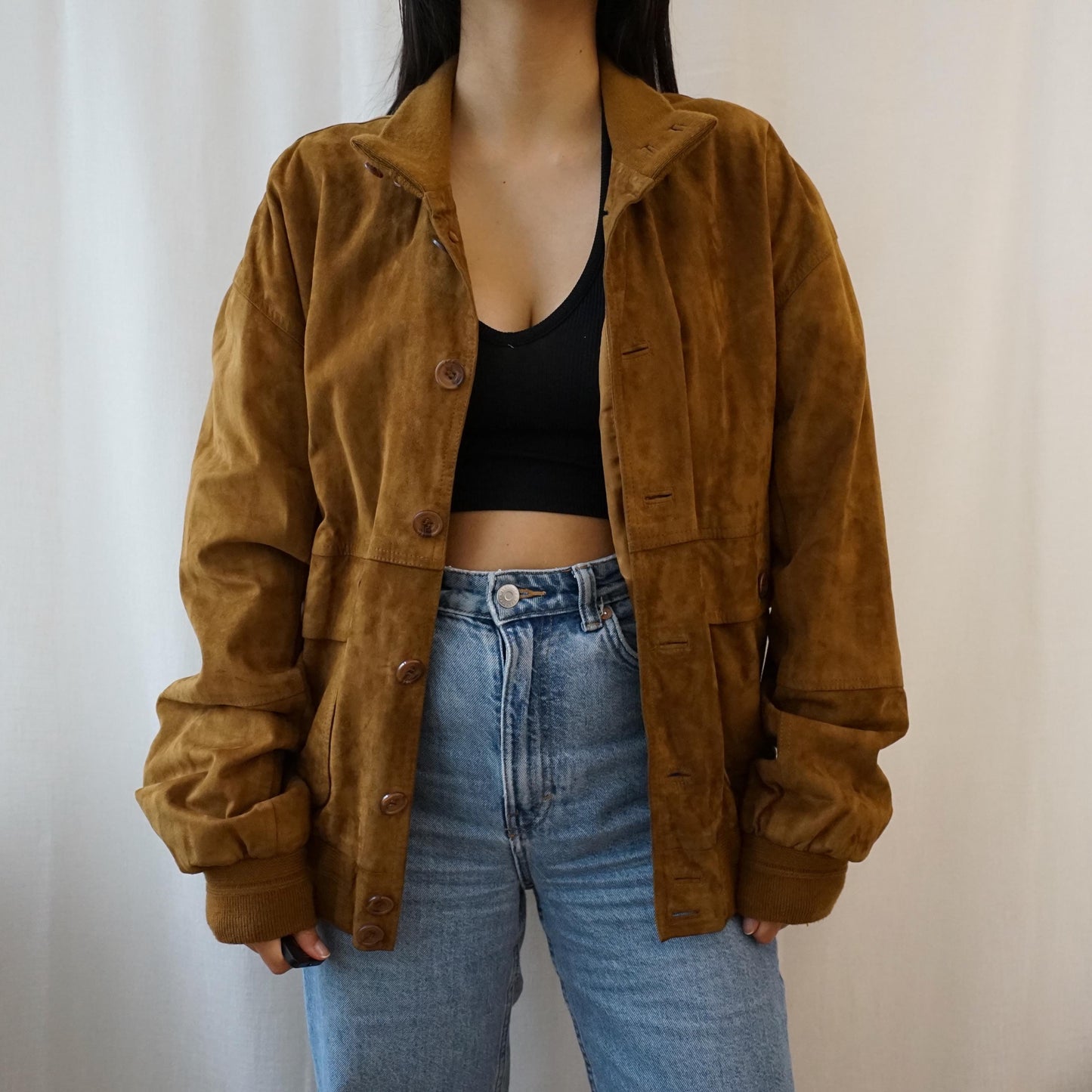 Vintage 70s suede jacket size L