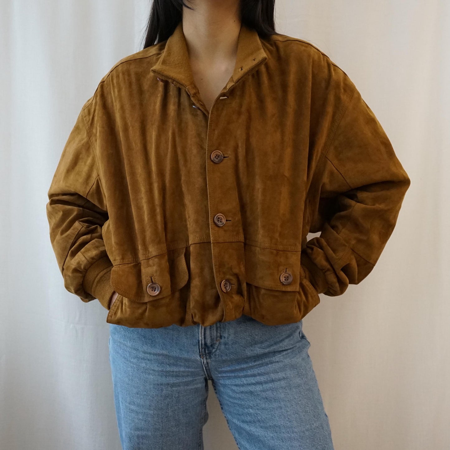 Vintage 70s suede jacket size L